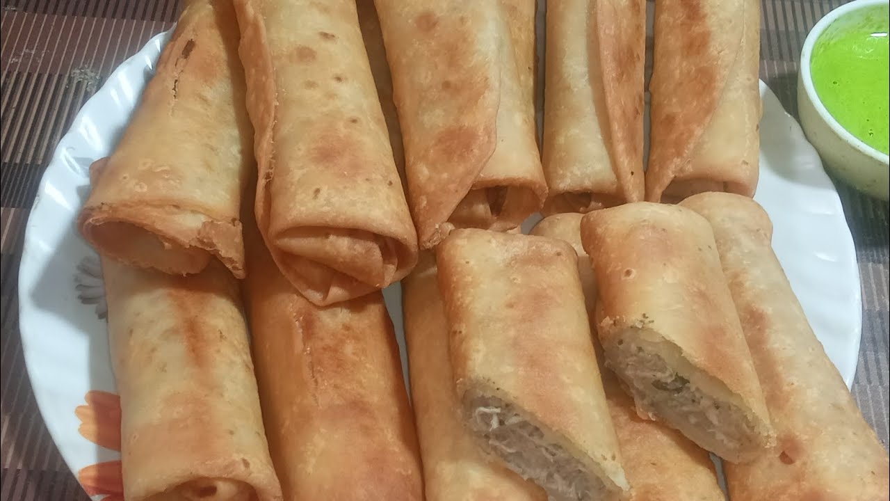Chicken Mayo Roll Recipe | Crispy & Creamy Chicken Mau Roll 😋