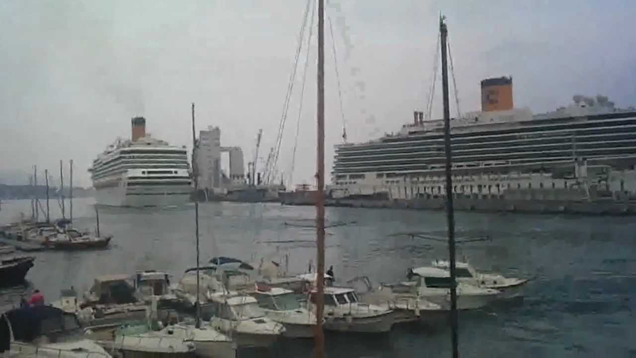 Costa Fortuna partenza da Savona .flv