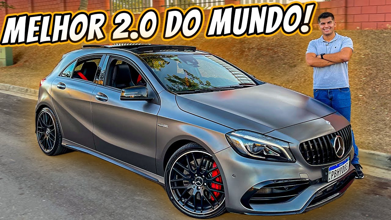 Mercedes A45 AMG 2018 - É o menor AMG mas acelera igual aos irmãos maiores
