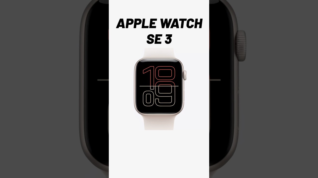 Apple Watch SE 3 - NEW FEATURES