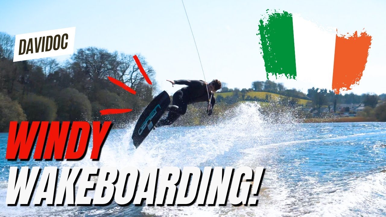 Wakeboarding In Ireland | Cold | Windy | Small Wake | 2023