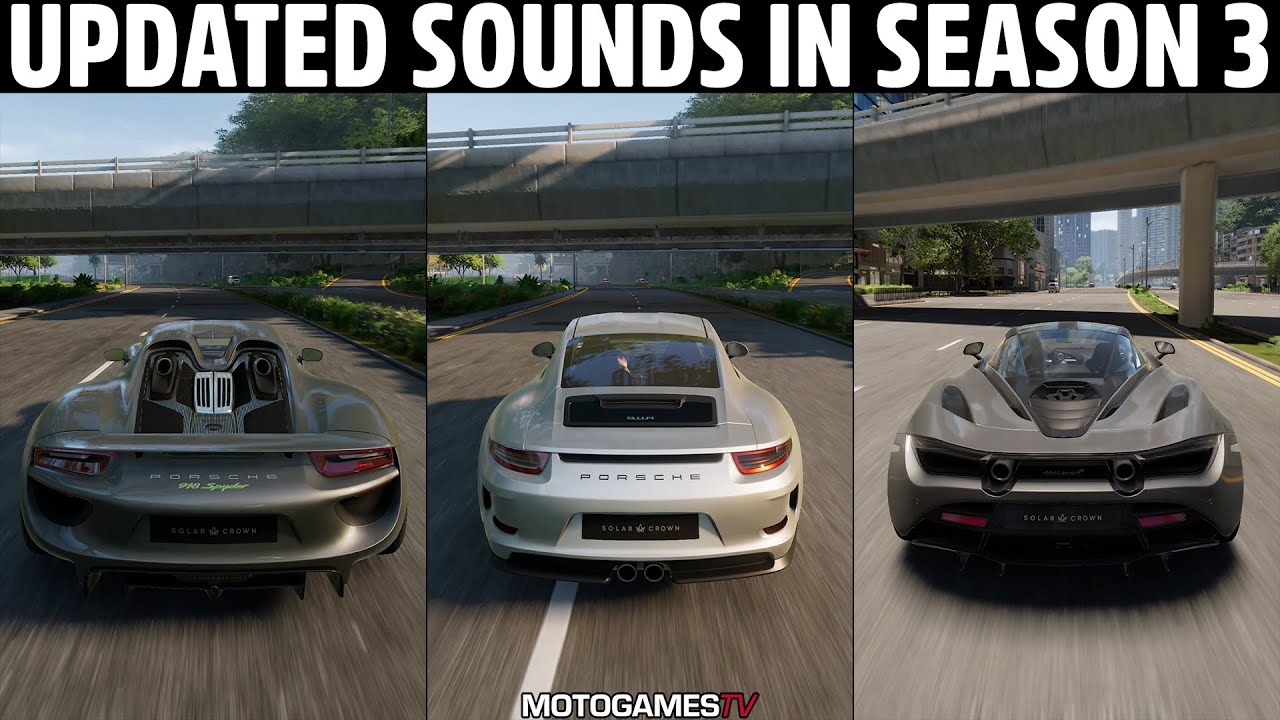 Test Drive Unlimited Solar Crown - Updated Cars Sounds in Season 3
