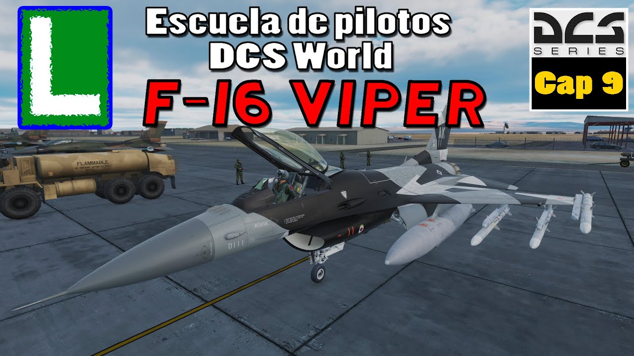 Escuela de Pilotos: DCS F-16 | Cap9 | BLOQUE AIRE-AIRE 1 | DATALINK| | BVR | AIM120C