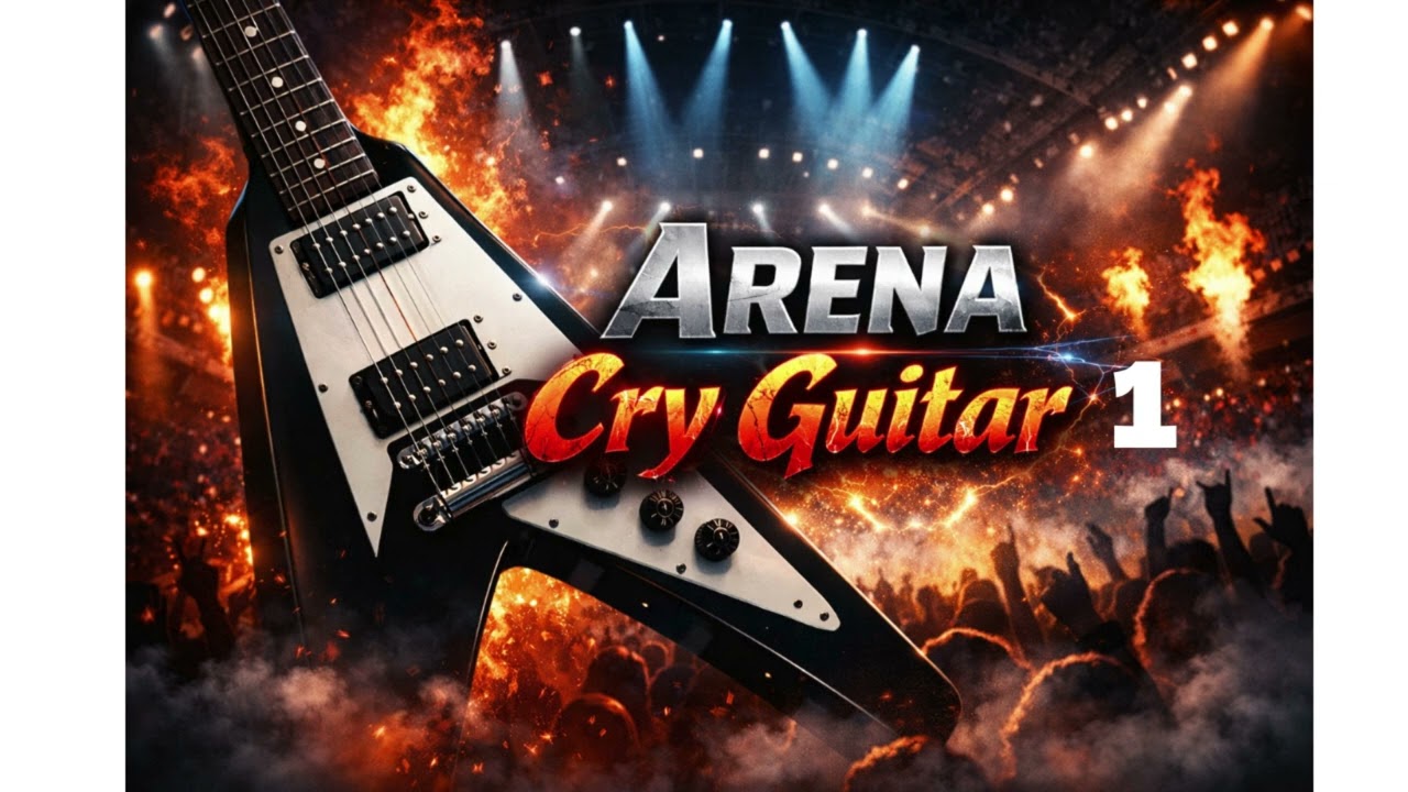 【Guitar Anthem１】Arena Cry｜Flying Vで奏でる泣きのギター・インスト｜Into the Arena Inspired
