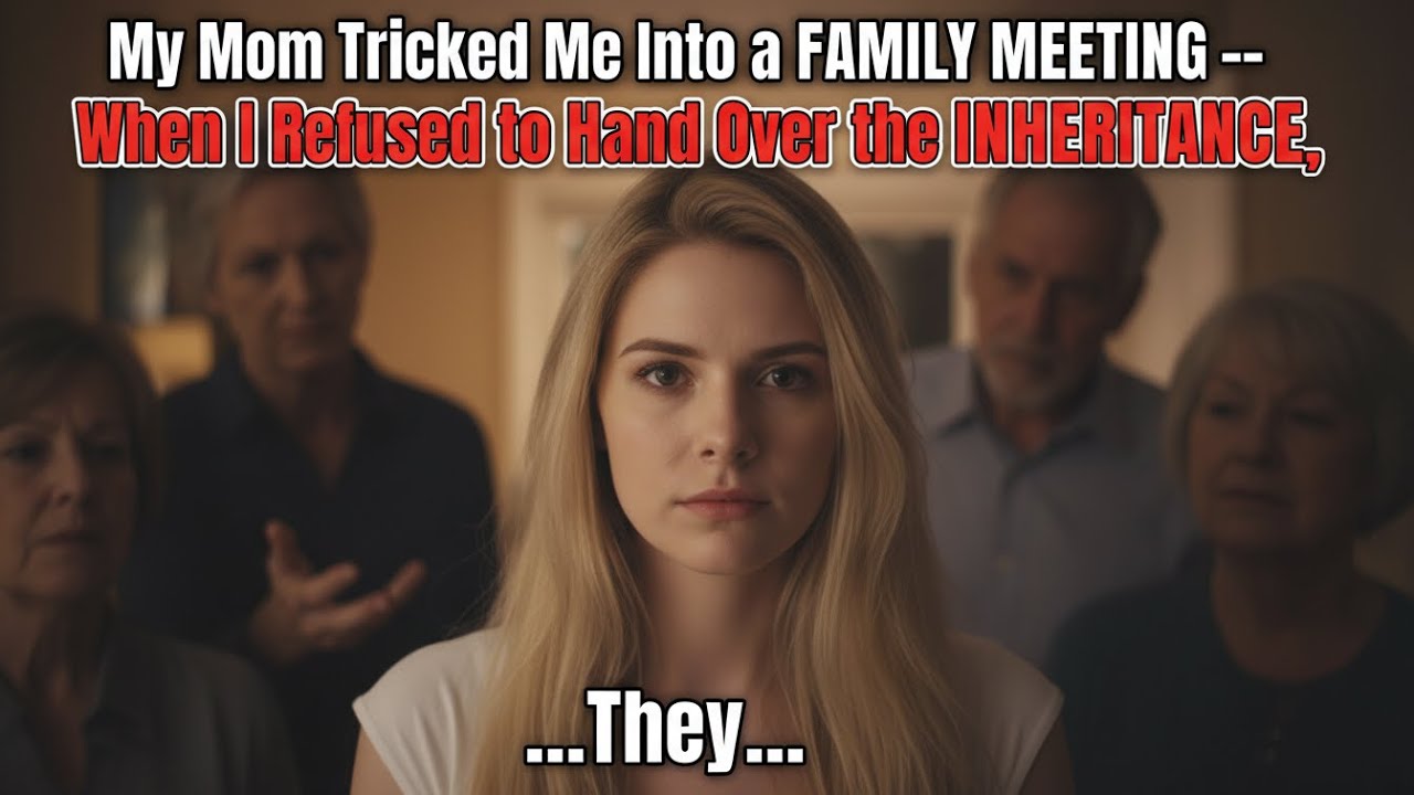 My Mom Tricked Me Into a Family Meeting — When I Refused to Hand Over the Inheritance, They...