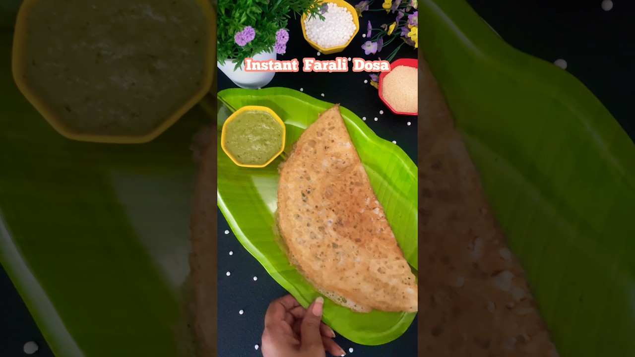 Instant Farali Dosa | Vrat Ka Dosa | Dosa Recipe | Vrat Ka Khana Recipes #dosa #viral #tranding