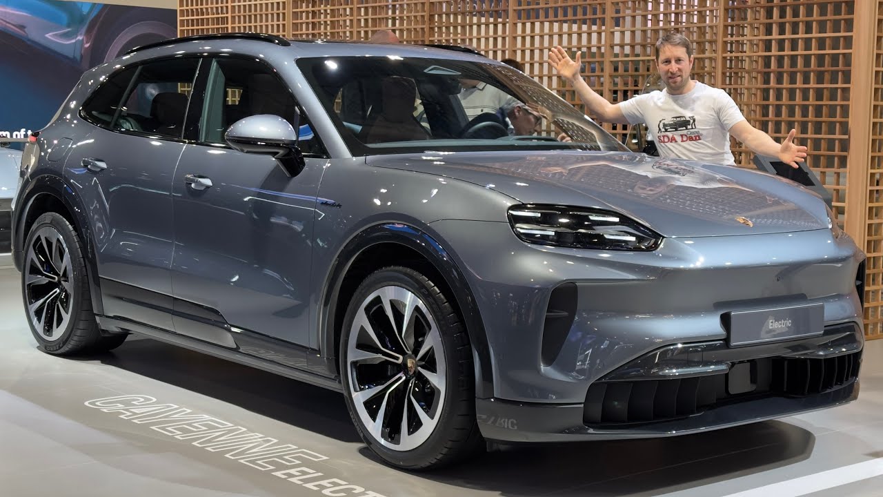 Первый взгляд на новый электромобиль Porsche Cayenne 2026 года: обзор.