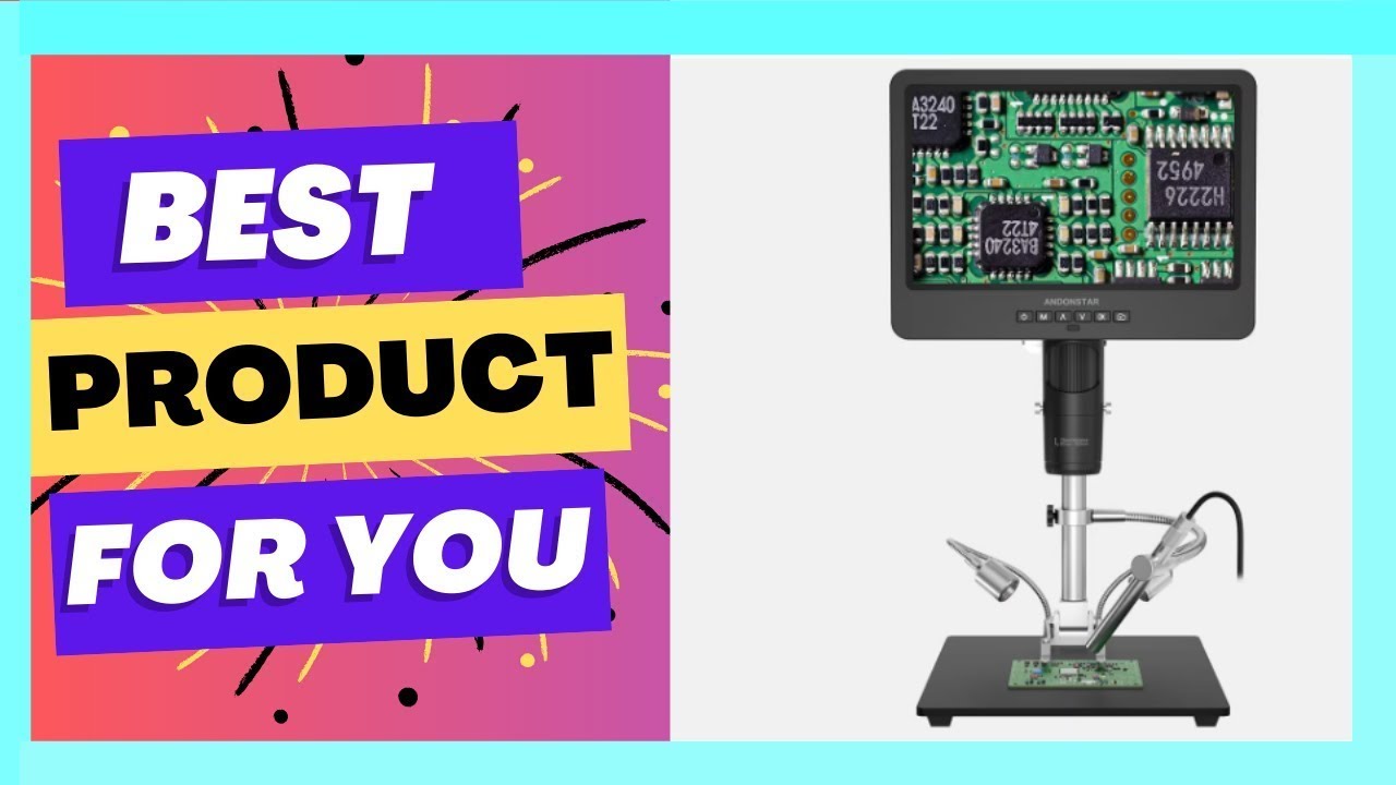 Best Top Selling Andonstar AD249SM 2000X UHD 2160P HDMI Digital Microscope on Aliexpress