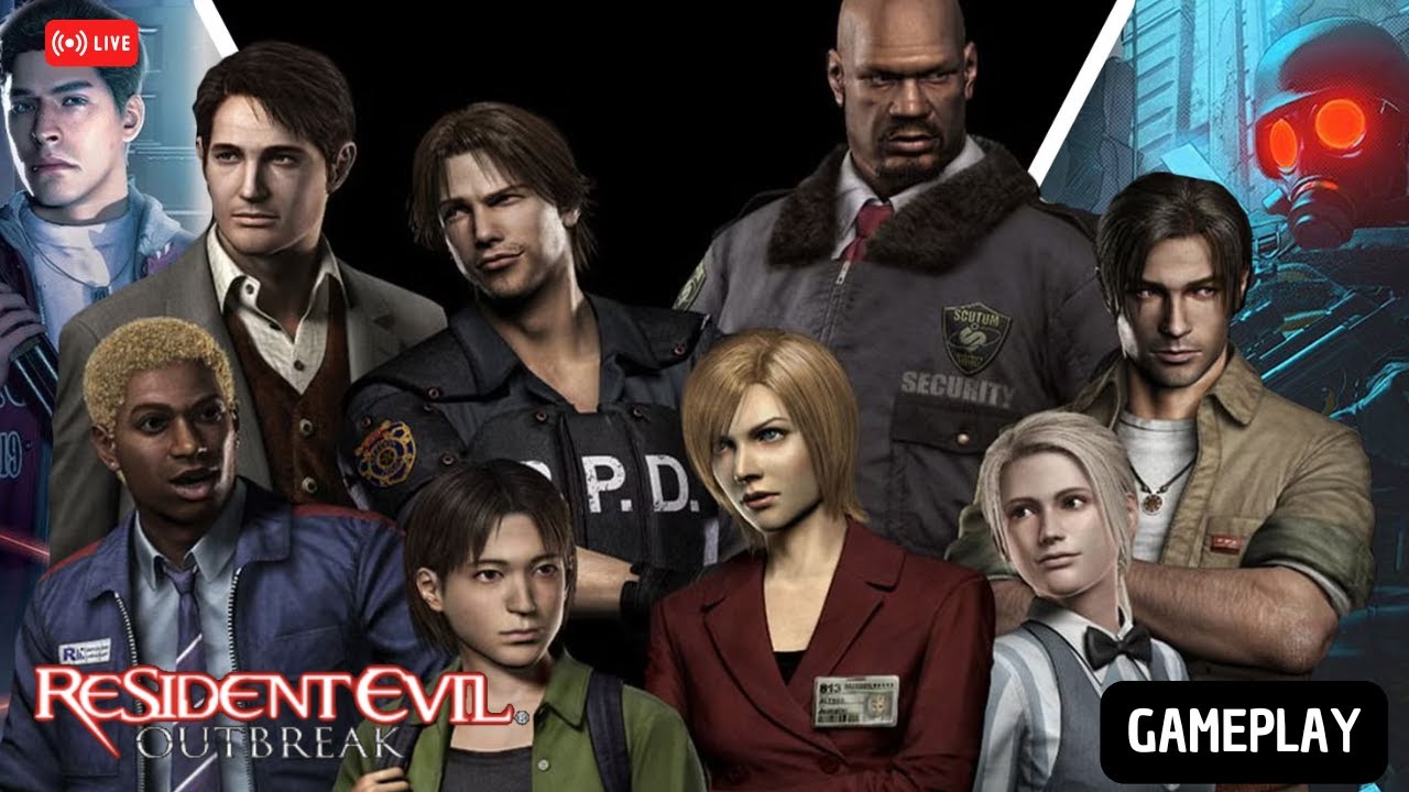 🔴 AO VIVO: Resident Evil Outbreak no PS2 – Sobrevivendo ao Caos em Raccoon City!