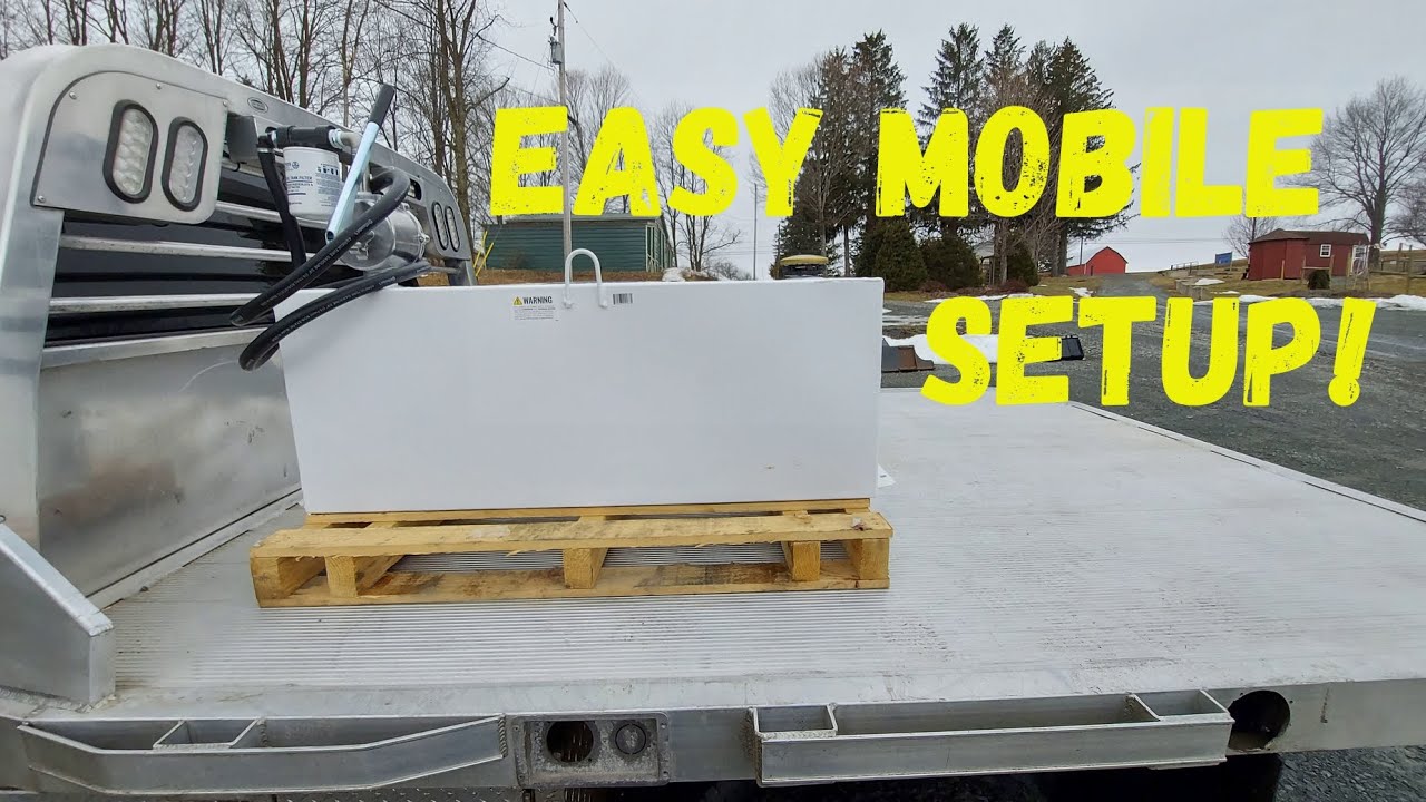 Simple Fuel Transfer Tank For A Small Farm!!