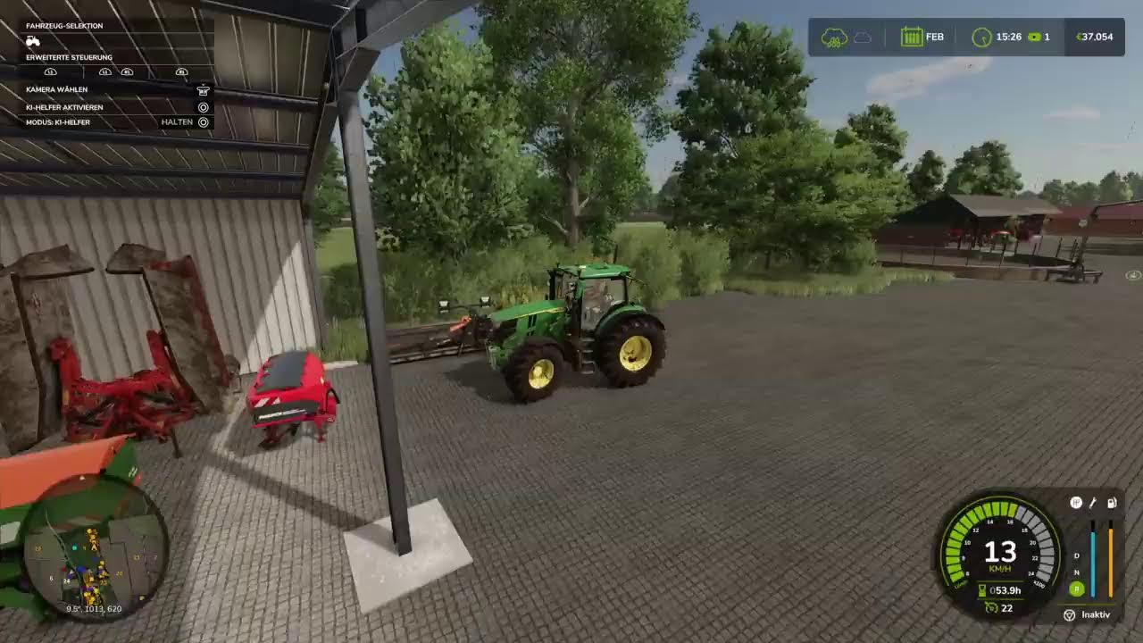 LS25 Diepholz.Doch noch Gras mähen u, ins Silo.