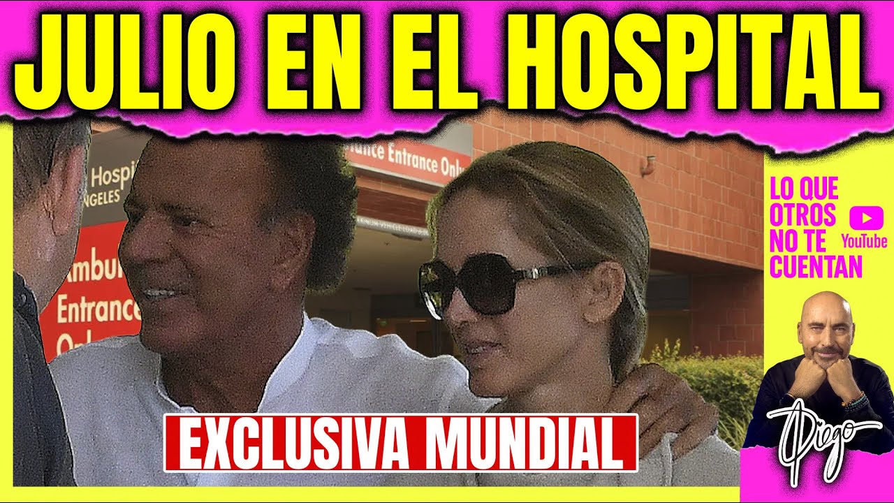 JULIO IGLESIAS Y MIRANDA EN EL HOSPITAL. FOTOGRAF&Iacute;AS EN EXCLUSIVA MUNDIAL.