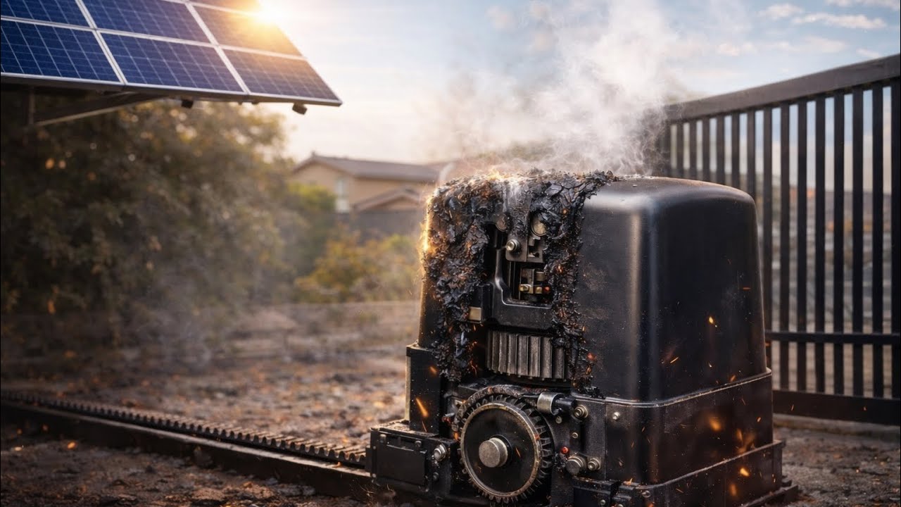Placa Solar Queimou Meu Motor de Portão? ⚠️ Entenda a Sobretensão