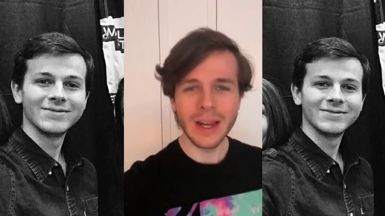 Chandler riggs video to a fan during quarentine -he is the most beautiful and kind human being-