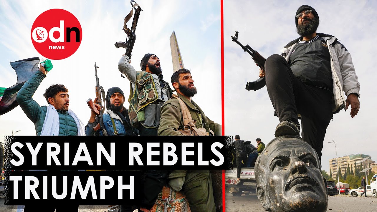 Watch: Syrian Rebels Declare Victory in Damascus & Thousands Celebrate Across the Country