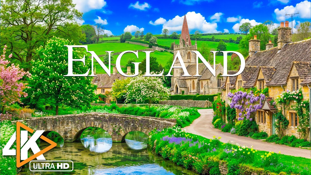 ENGLAND 4K | Scenic Relaxation Film with Peaceful Relaxing Music and Nature Video Ultra HD