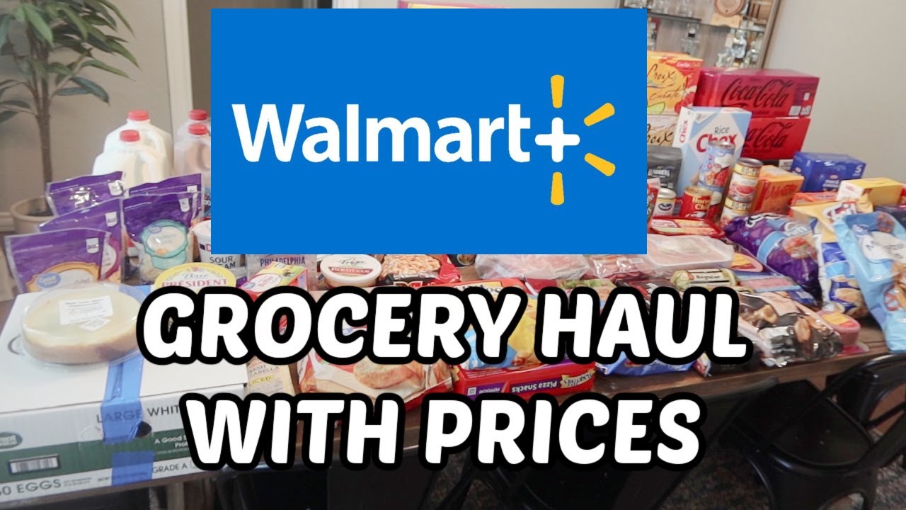 Huge Walmart Grocery Haul With Prices