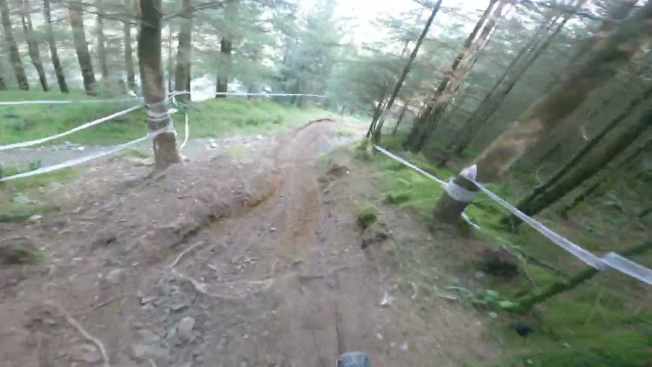 British Downhill National Round 5 Rhyd y Felin Bala 2024 - Practice Run