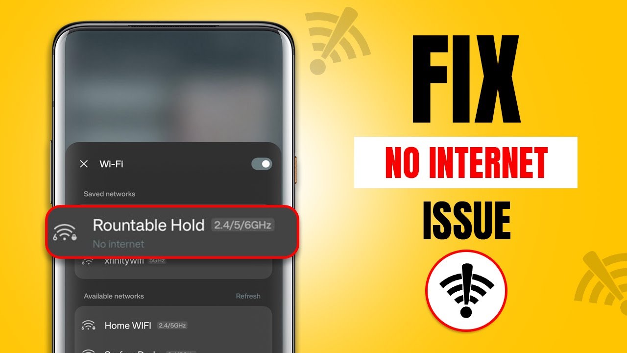 How to Fix the 'Wi-Fi Connected No Internet' Issue on the OnePlus Phone