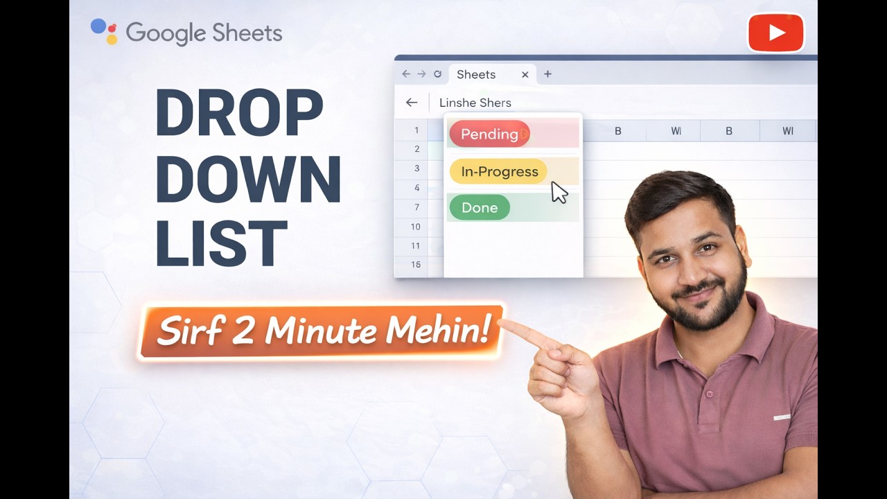 Create Professional Drop Down Lists in Google Sheets (In Just 2 Minutes!)