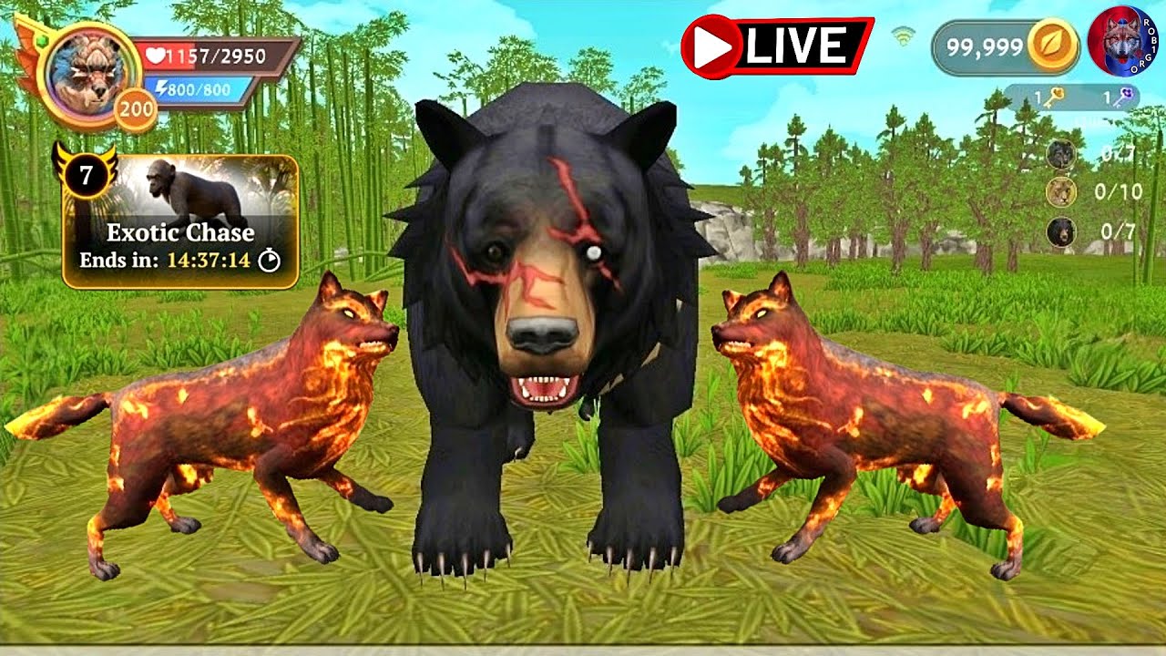 🔴 LIVE | WildCraft: Animal Sim Online 3D & The Wolf: Exotic Chase |