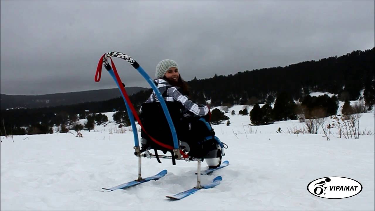 Carrozzina da esterno Hippocampe in versione montagna e neve