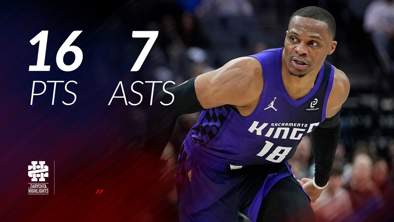 Russell Westbrook 16 pts 7 asts vs Suns 25/26 season