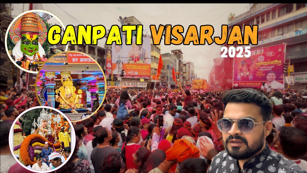 Ganpati Visarjan 2025: Pune's Vibrant Farewell to Bappa
