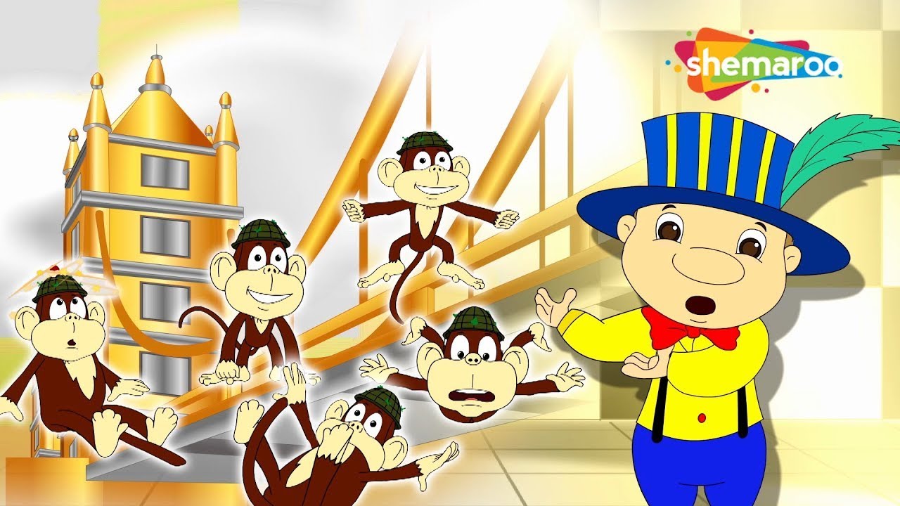 London Bridge Is Falling Down rhyme & More Nursery Rhymes for kids | @shemarookidsjunior