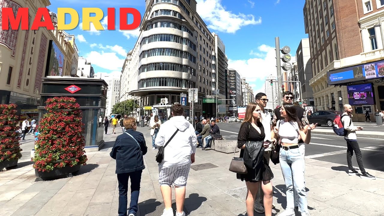 Incredible Street Things to See in Madrid May 2023! 4K HDR Walking Tour 🇪🇸