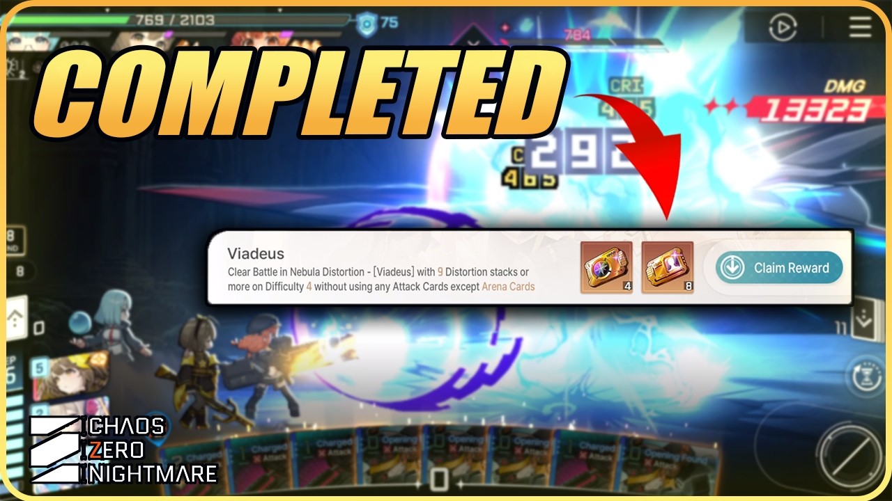 No Attack Cards Allowed | Viadeus Team Achievement Guide Chaos Zero Nightmare
