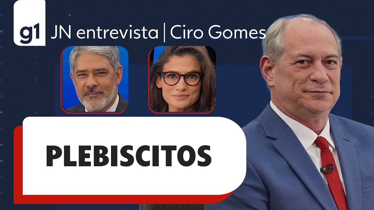 Ciro Gomes responde pergunta sobre uso de plebiscitos ao JN | Jornal Nacional | Eleições | g1