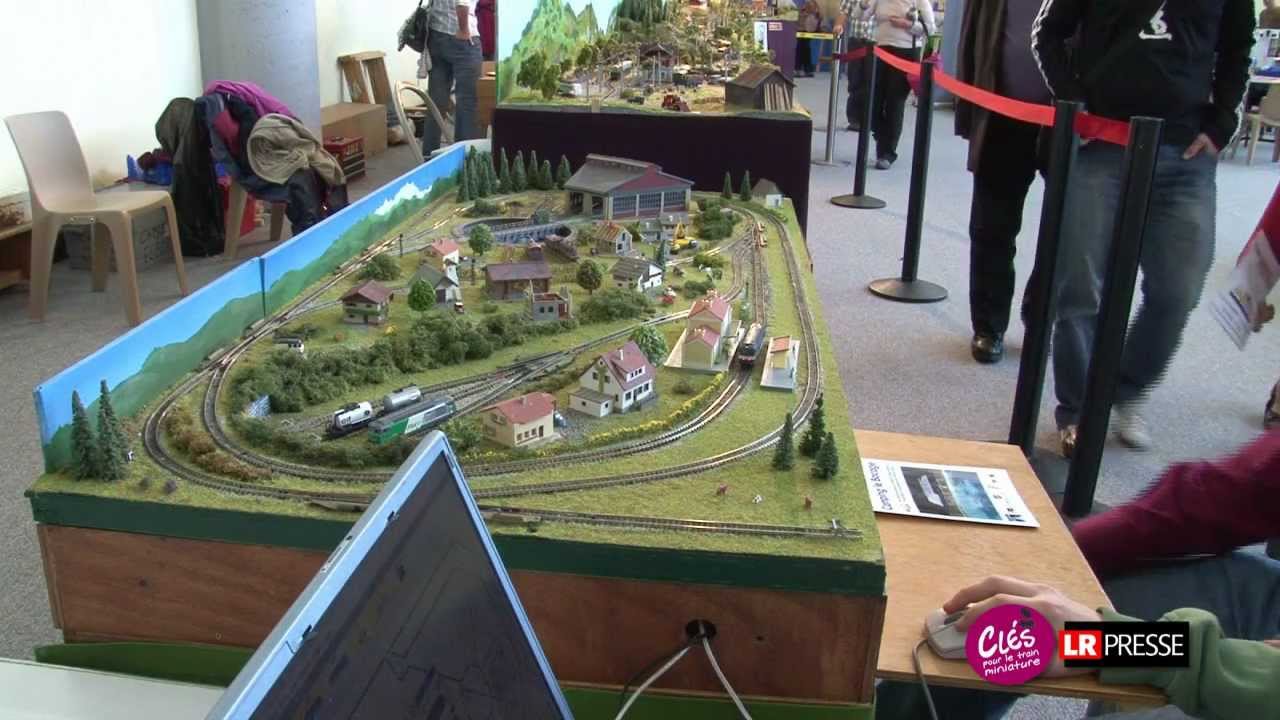 Un réseau de train miniature commandé par ordinateur