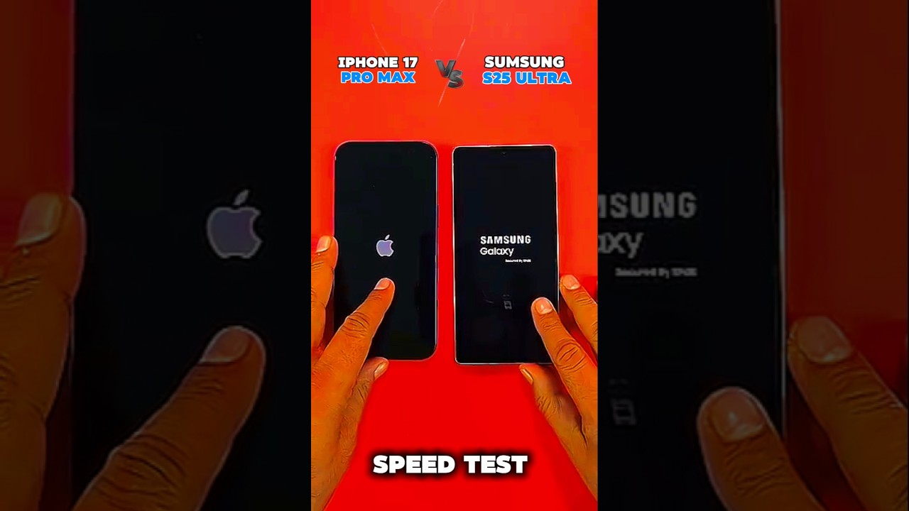 🥶IPHONE 17 PRO MAX vs SAMSUNG S25 ULTRA🚀⚡SPEED TEST!!!