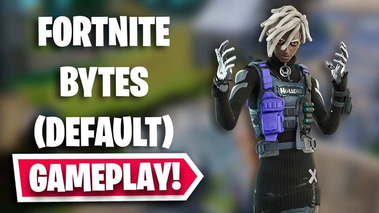 BYTES (DEFAULT) Gameplay in Fortnite | Chapter 3 - Season 4 Battle Pass