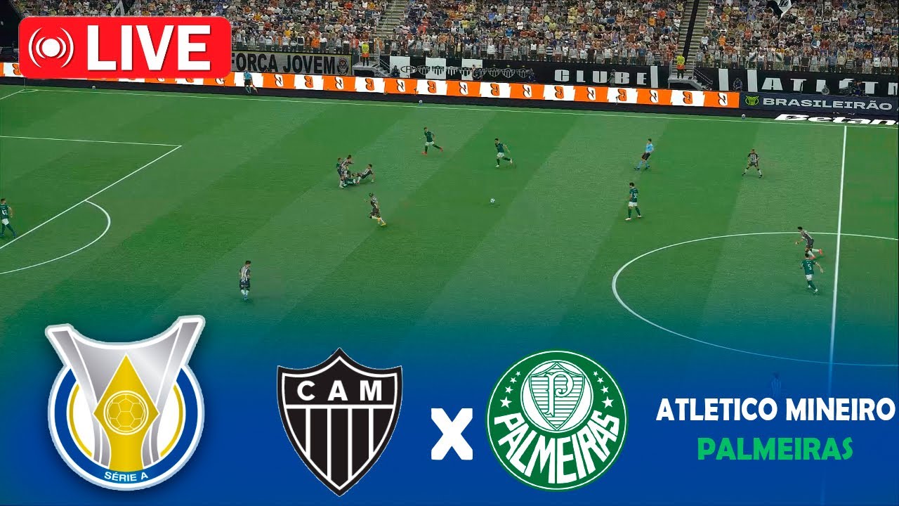 JOGO ATLETICO MINEIRO x PALMEIRAS HOJE | BRASILEIRÃO 2026 | MELHORES MOMENTOS