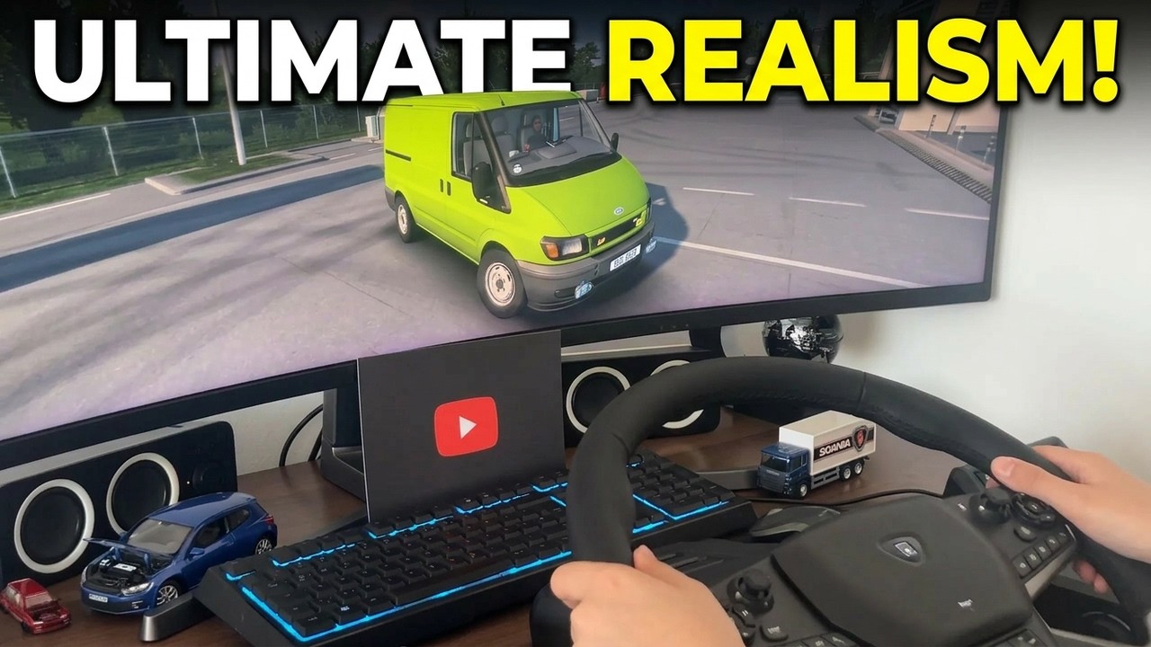 Ford Transit Courier POV 🚐 | Real Driving with HORI Steering Wheel Setup 🔥