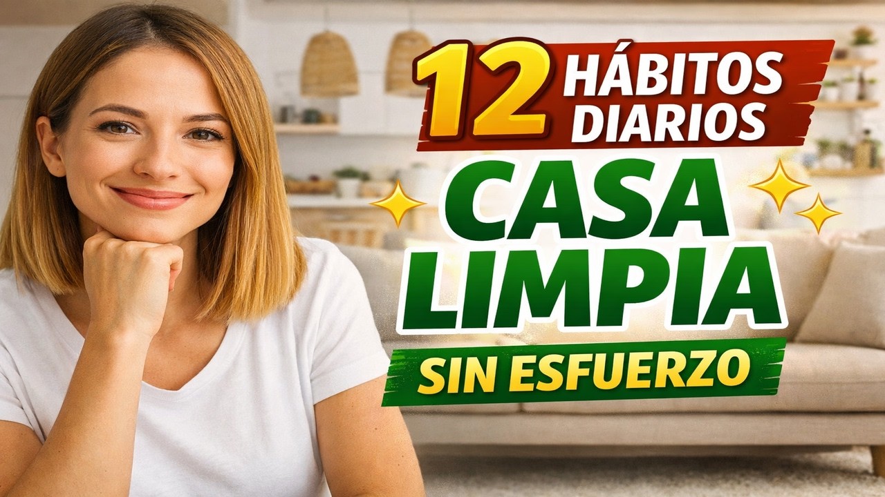 Cómo Mantener tu Casa Limpia Todos los Días: 12 Hábitos que Funcionan