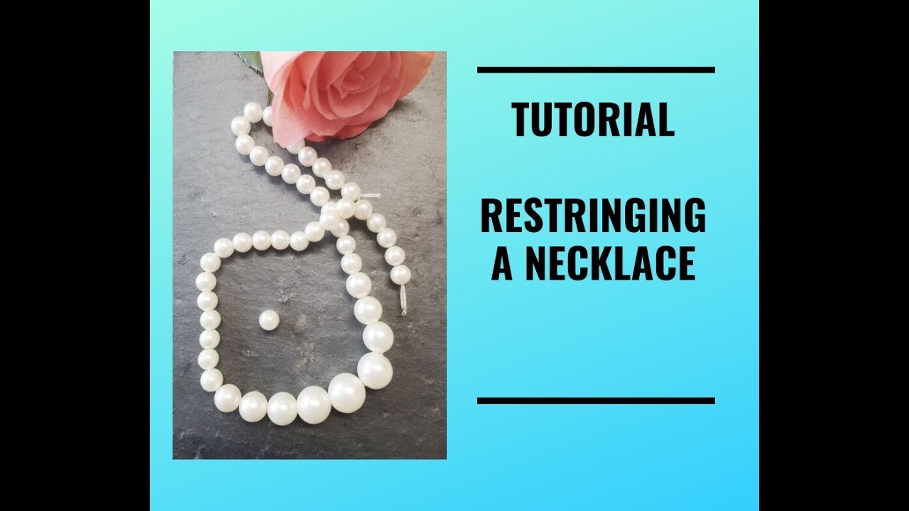How to string a necklace
