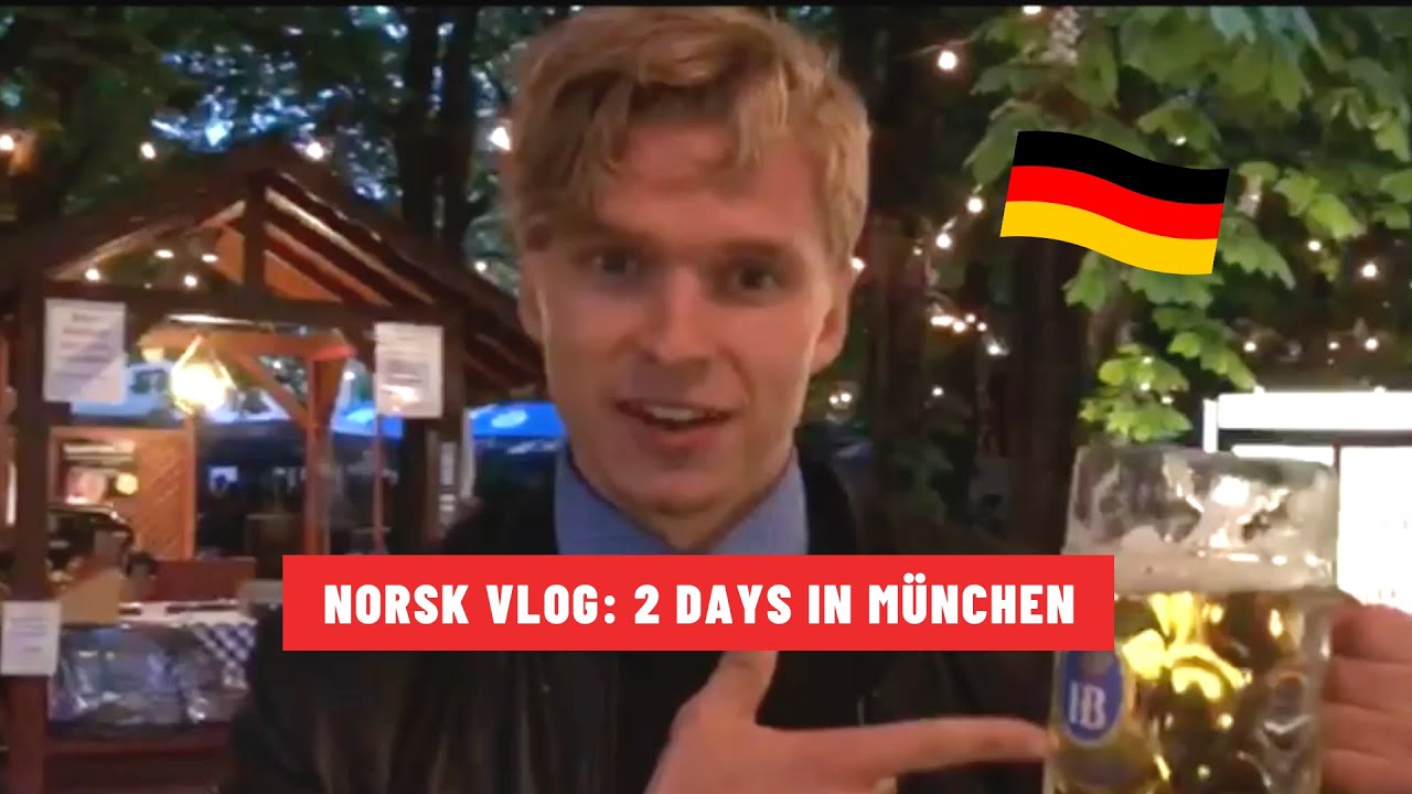 Norsk Vlog: 2 Days In Munich 🇩🇪 (Norwegian Speaking + Sub)