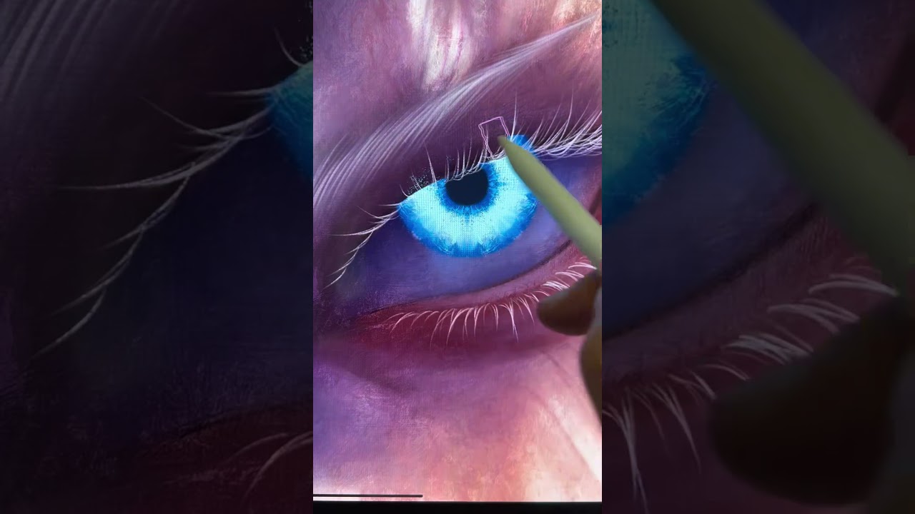 Painting Gojo Satoru's Six Eyes | Jujutsu Kaisen (JJK) Fan Art Speedpaint