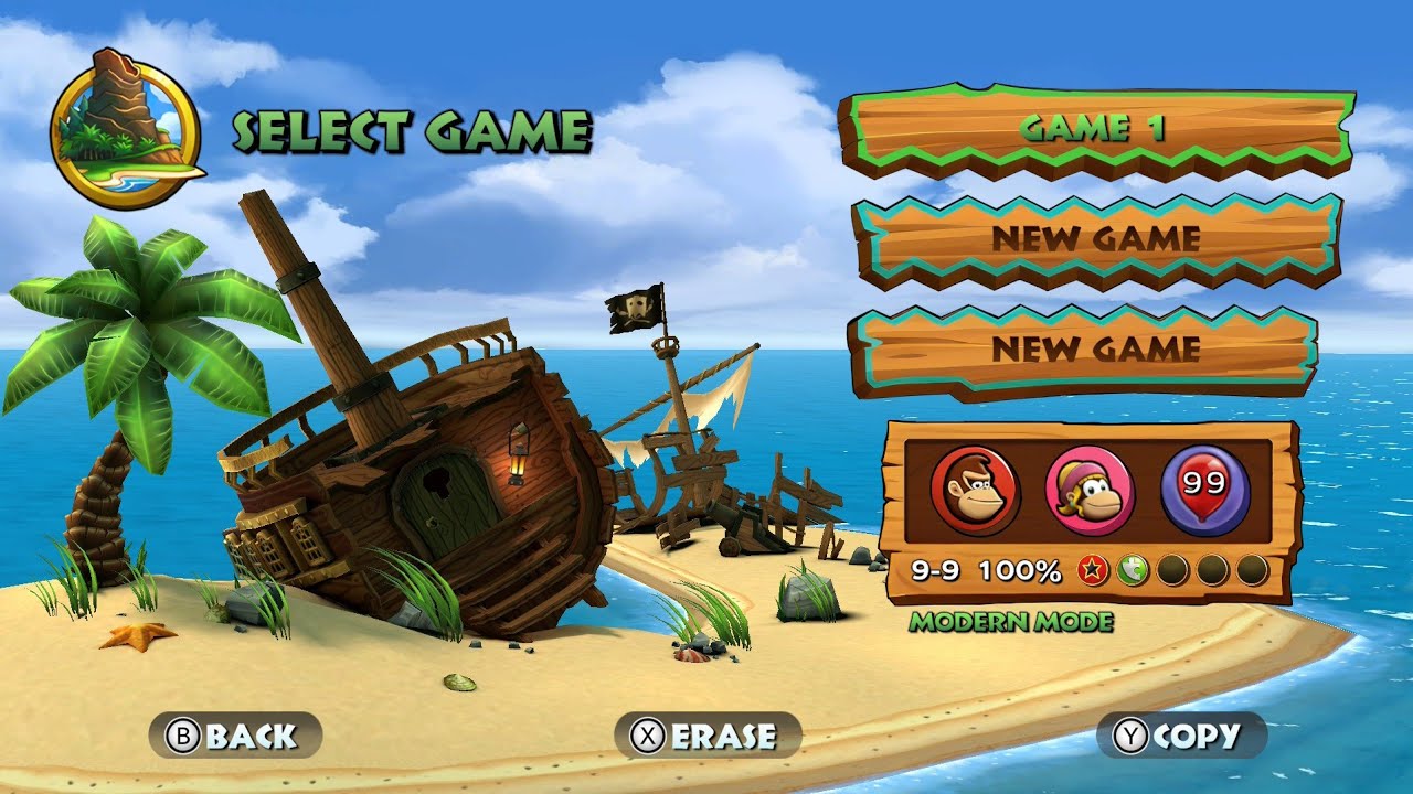 donkey kong country returns hd world 9 with dixie kong game is 100