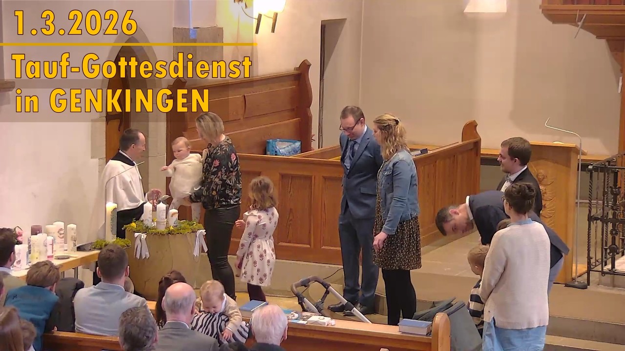 Gottesdienst mit Taufen 1.3.2026