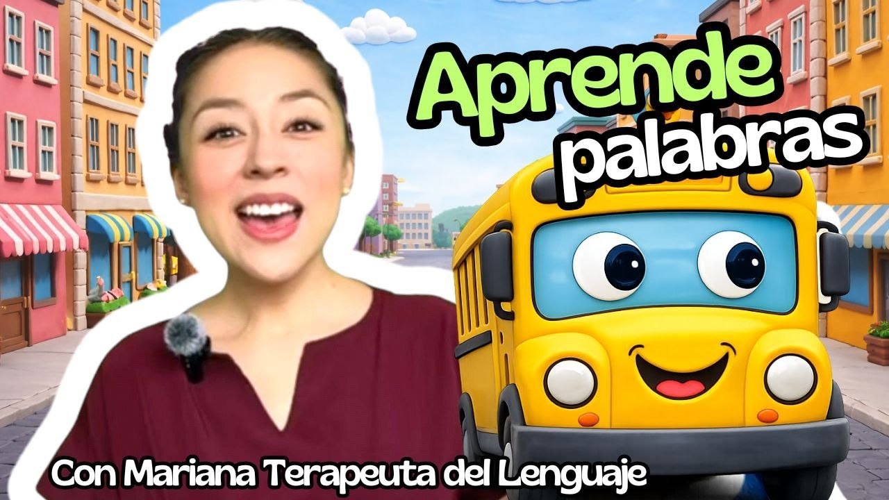Estimulación del lenguaje 🚍🐥 | Canciones del autobús y patos de colores | Aprender a hablar jugando