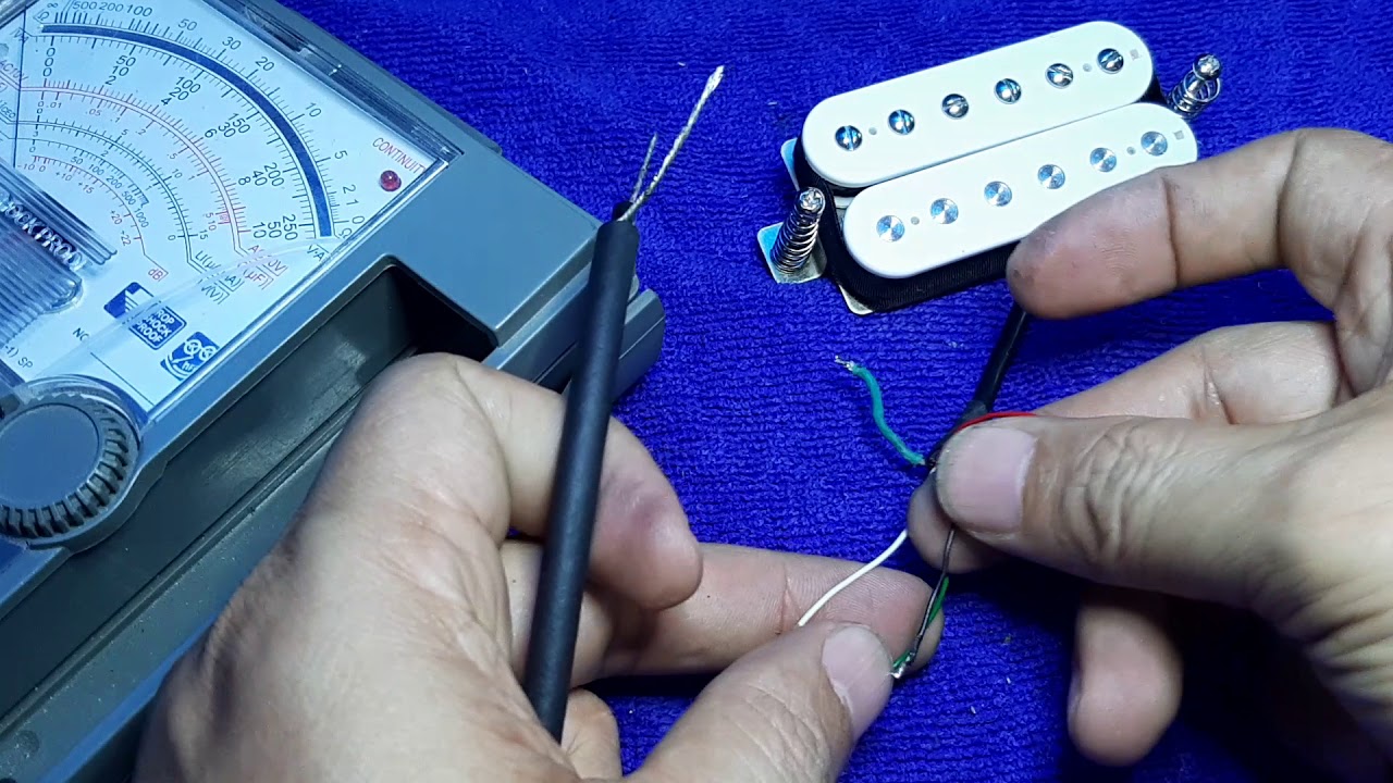 เทคนิคเด็ดๆเช็คการทำงาน Pickup Humbucker ก่อนต่อวงจรจริงๆ