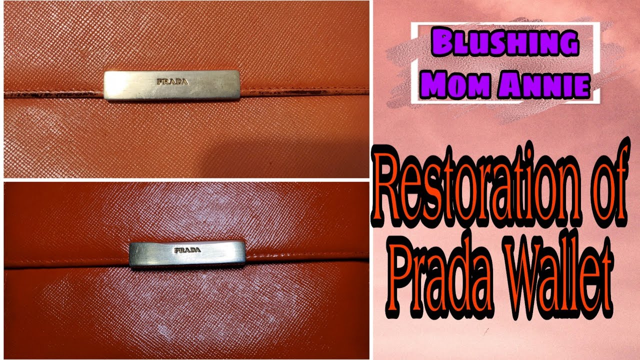 Recolour/Restoration of Prada Wallet
