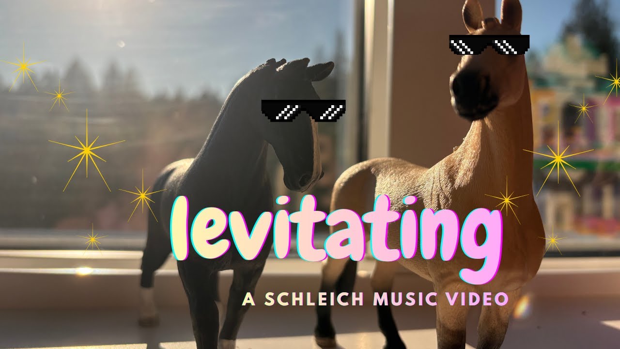 levitating~ a schleich music video~ music by dua lipa