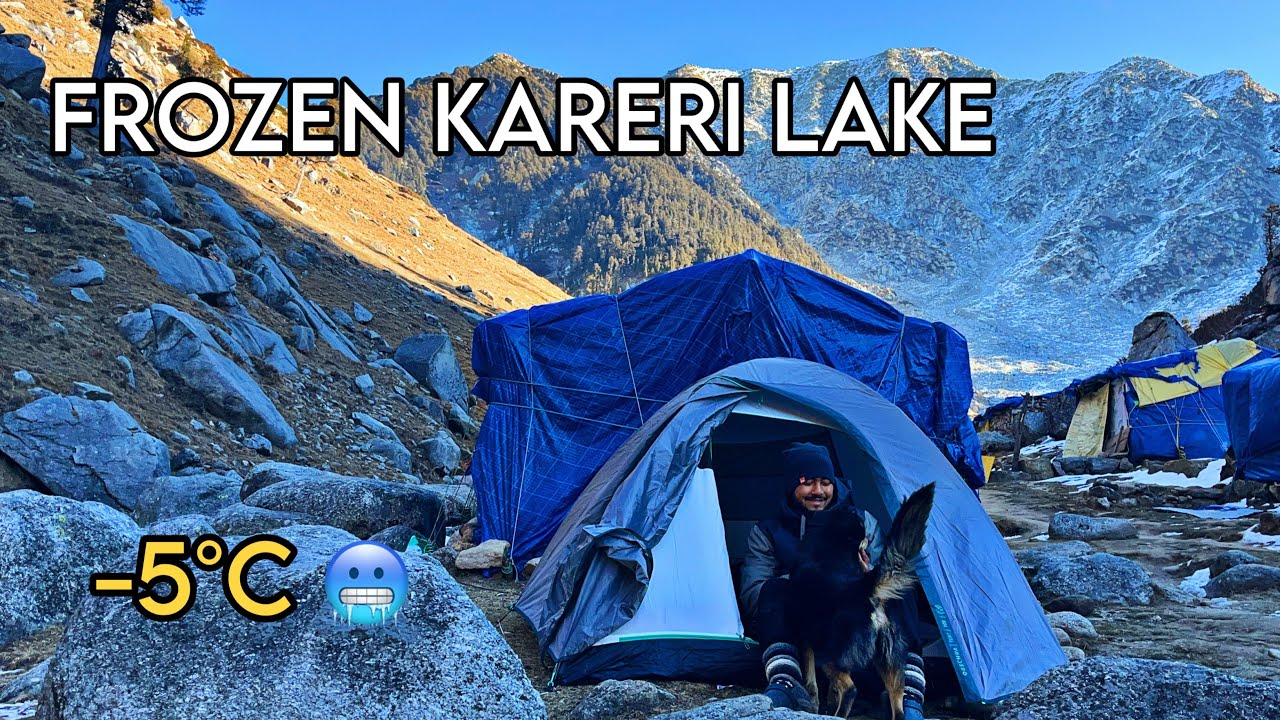We Found a Frozen Lake in the Himalayas | Kareri Lake | ASMR |