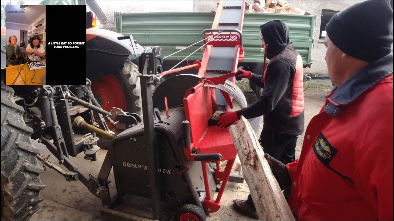KRPAN krožna žaga + transportni trak (KZ 700 EK pro / TT 5/400 H) (Podnapisi)