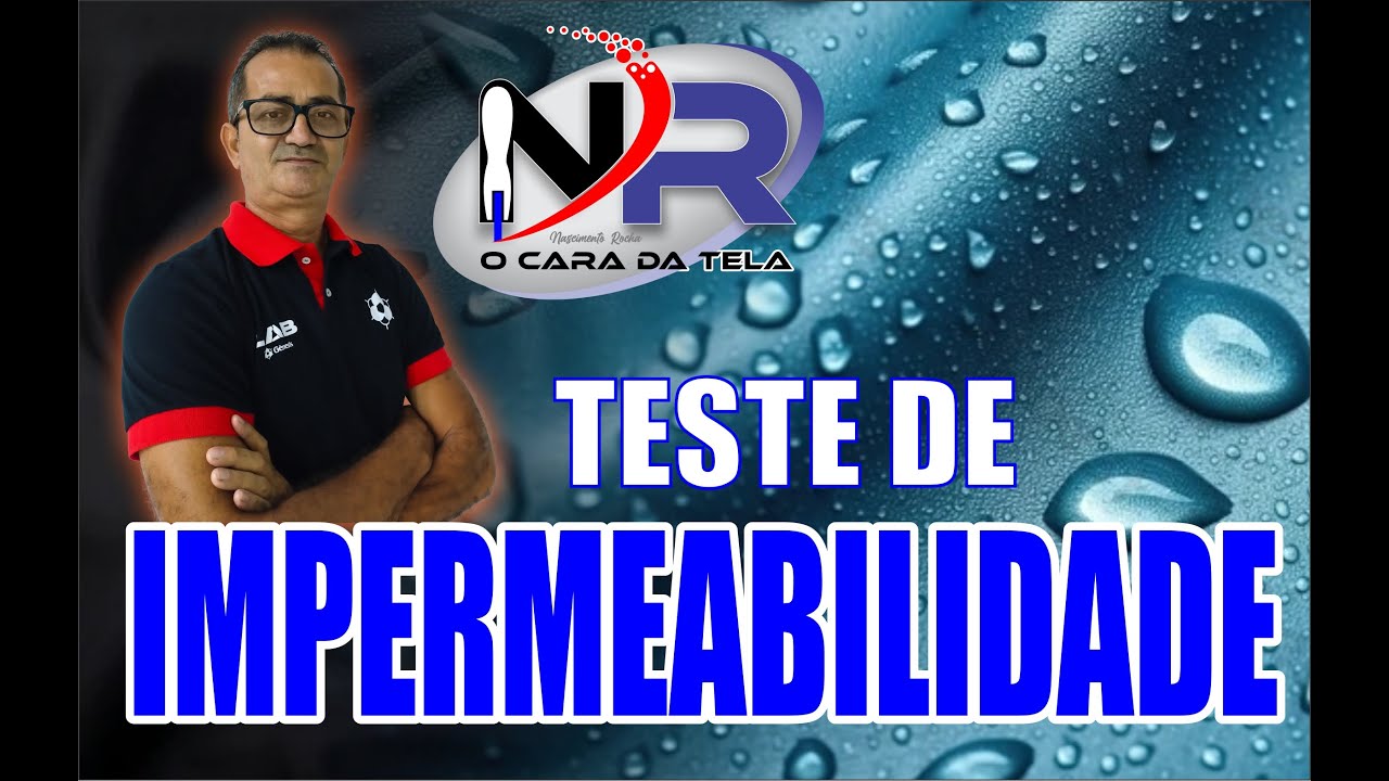 TESTE DE IMPERMEABILIDADE  NO TECIDO PARA SERIGRAFIA
